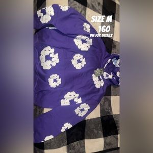 Brand new Purple Denim Tear puff print hoodie